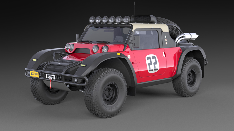 Illustration for article titled Scuderia Cameron Glickenhaus Wants to Send Its Badass Race Buggy to the Baja 1000